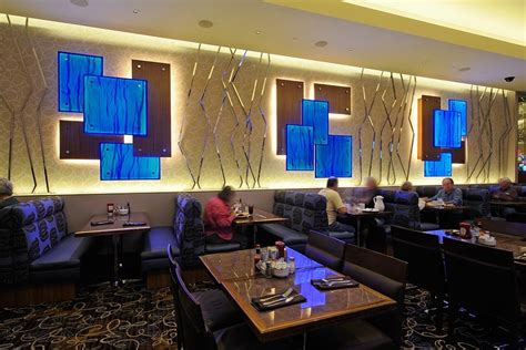 Backlighting Blue Resin Restaurant Wall Led Light Panel Gpi Design