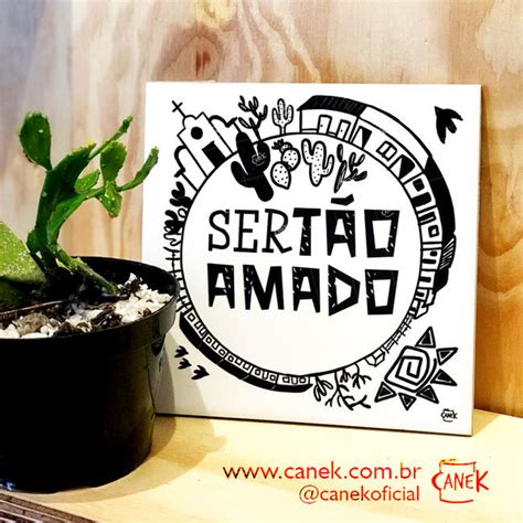 AZULEJO Sertão Amado Xilografia Comprar em Canek