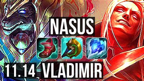 Nasus Vs Vladimir Top Defeat Rank Nasus Games Dominating