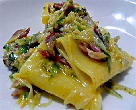 Paccheri Guanciale E Sponzale La Ricetta Ricette Cibo Etnico