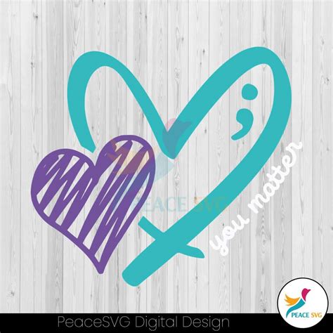 You Matter Depression Awareness Svg Suicide Prevention Svg Digital