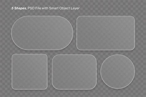 Frosted Glass Elements Design Cuts