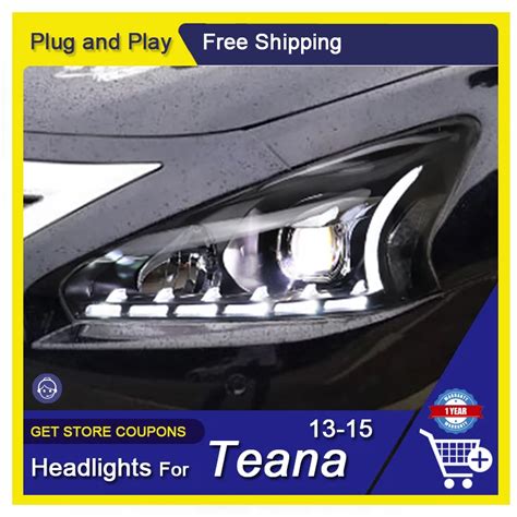 Faros LED De Coche Para Nissan Altima 2013 2015 Teana Conjunto De Luces