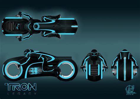 Tron Light Cycle Finished By Paul Muad Dib On Deviantart Tron Bike