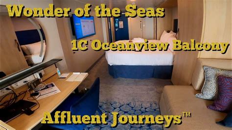 Wonder Of The Seas 1c Oceanview With Large Balcony Youtube