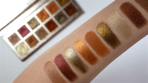 Anastasia Beverly Hills Rose Metals Eyeshadow Palette Live Swatches