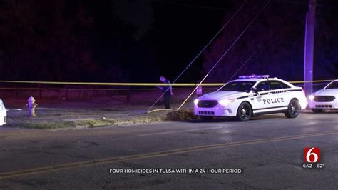 Tulsa Sees 4 Homicides Within A 24 Hour Period Youtube