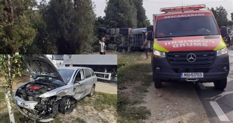 Noi Imagini De La Accidentul Rutier De La Ple Oiu Un Camion Nc Rcat