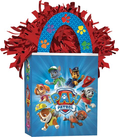 Poids Pour Ballons En Forme De Sac Cadeau Nickelodeon Pat Patrouille