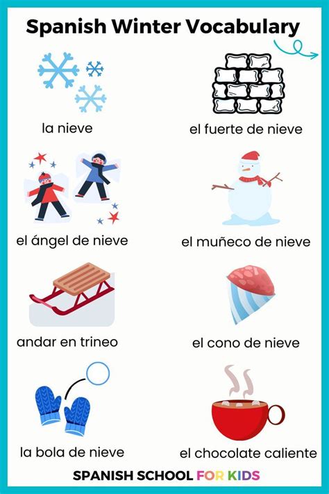 5 Free Winter Worksheets To Boost Your Spanish Vocabulary Artofit