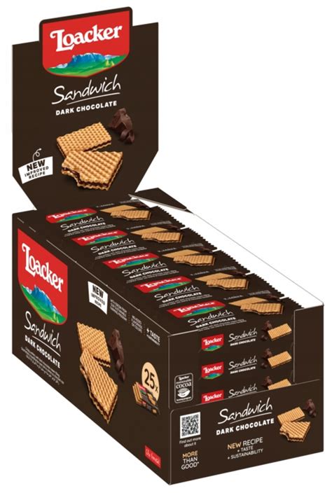 LOACKER WAFELEK DARK CZEKOLADOWY 25 G X 25 SZTUK 13564846141 Allegro Pl