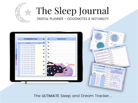 The Sleep Journal Sleep And Dream Tracker Goodnotes Notability