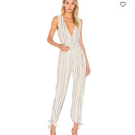 Tularosa Pants Jumpsuits Tularosa Reese Jumpsuit In Ellis Stripe