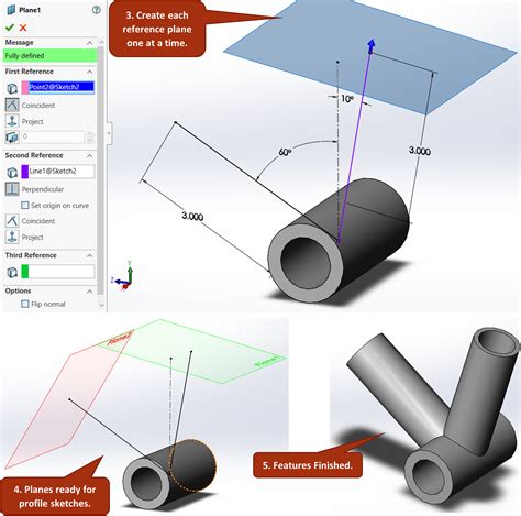 Reference Geometry Planes Introduction To Solidworks Part