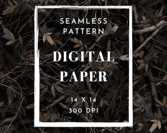 Realistic Tree Camo PNG Nature Camo Seamless Pattern Digital Paper