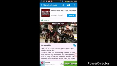 Como Descargar Call Of Duty Black Ops Para Android Youtube