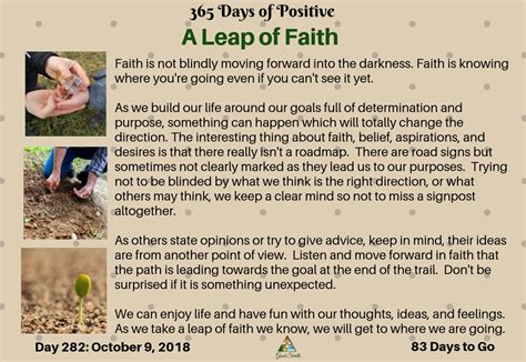 365 Days of Positive | A Leap of Faith - Good Scrolls