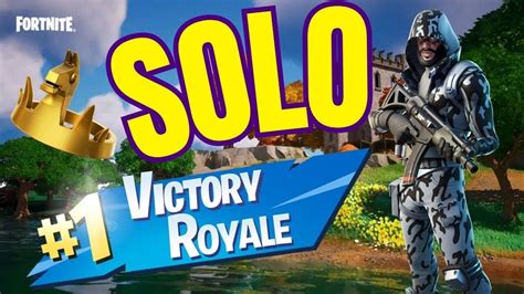 Fortnite Solo Victory Royale Youtube