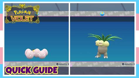 How To Evolve Exeggcute Into Kantonian Exeggutor In Pokemon Scarlet