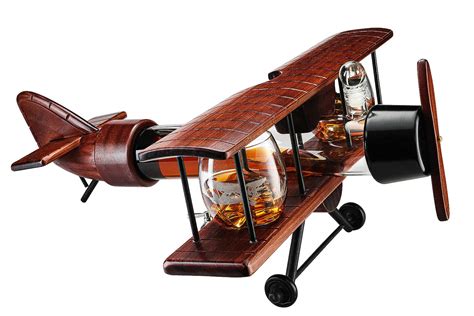 Airbus A320 Captain Whiskey Decanter Set Aircraft Liquor Bottle Collection Aviation T