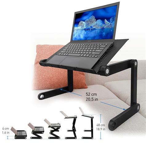 Wonderworker Newton Ergonomic Folding Laptop Table Adjustable Laptop