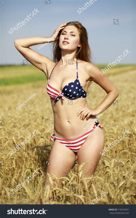 Back View Beautiful Blonde Woman Sexy Stock Photo Shutterstock