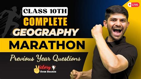 Complete Geography Previous Year Questions Class 10 2024 Marathon