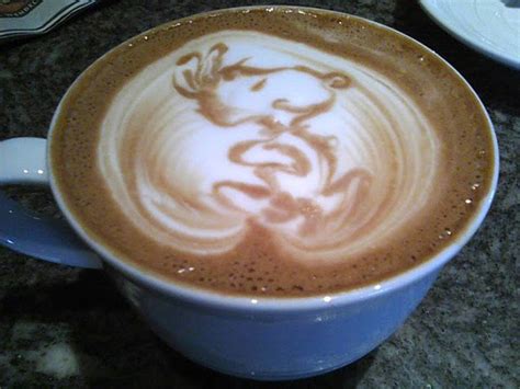 Snoopy Coffee Art - Snoopy Photo (32677567) - Fanpop