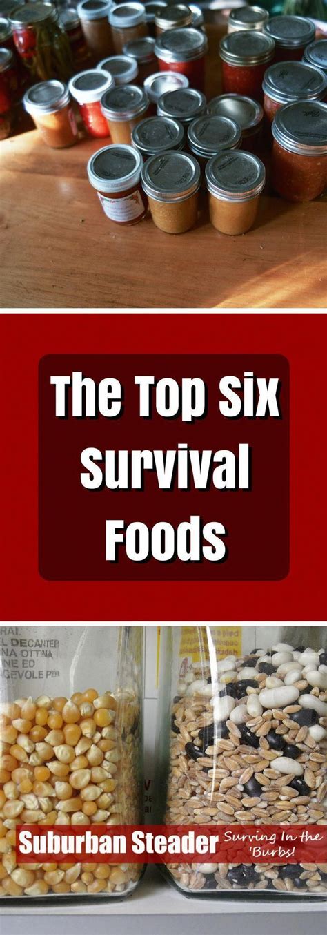 These Are The Top Six Survival Foods Essential For Preparedness And Survival Survival Food