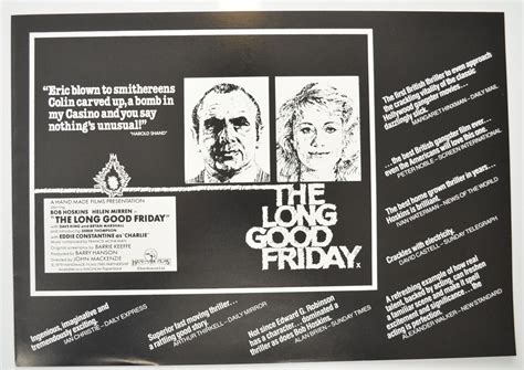 Long Good Friday The Original 4 Page Cinema Exhibitors Campaign