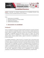 Contabilidad Financiera Uvm C Pdf Contabilidad Financiera