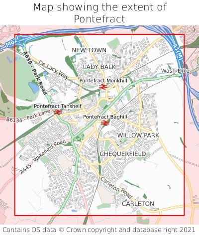 Where is Pontefract? Pontefract on a map