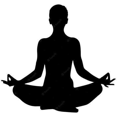 Premium Vector Meditation Yoga Pose Vector File