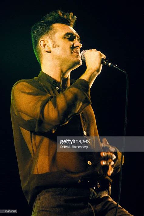 Morrissey during Morrissey Live In Concert - July 13, 1991 at Madison ...