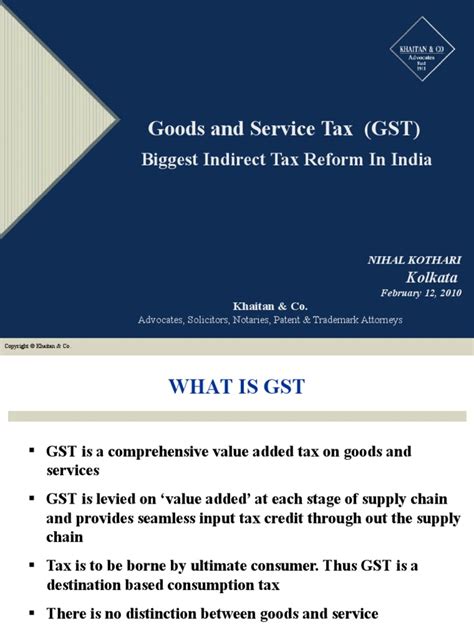 Goods And Service Tax Gst Biggest Indirect Tax Reform In India