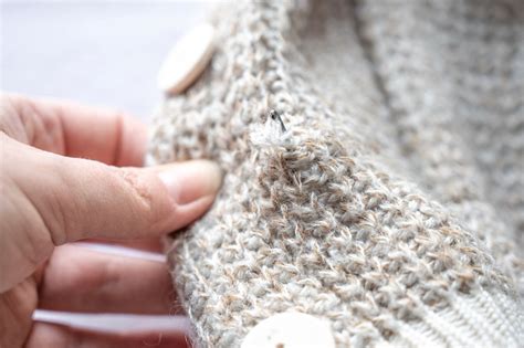 How To Fix A Snag In A Sweater Or Knitted Fabric