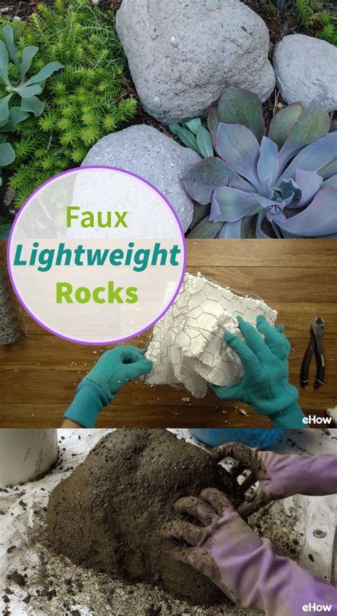 How To Make A Lightweight Faux Rock For A Backyard Landscaping With