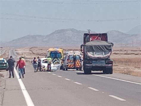 Dos Lesionados Tras Volcamiento En Ruta Cerca De Vallenar Diario Chañarcillo