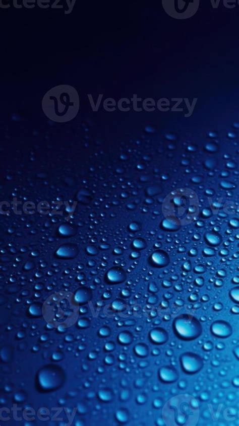 water drops on dark blue background 22347326 Stock Photo at Vecteezy