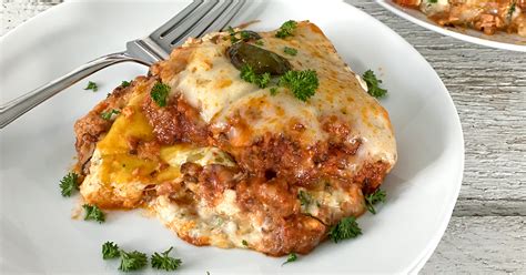 Crockpot Keto Lasagna Using Cabbage Leaves As The Noodles