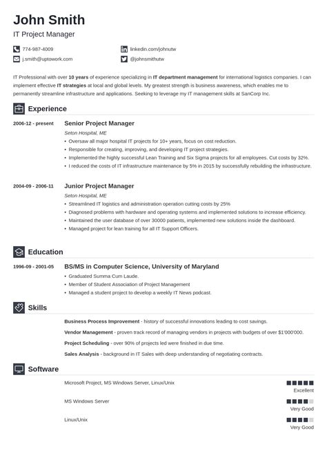 20 Professional Resume Templates For Any Job Download