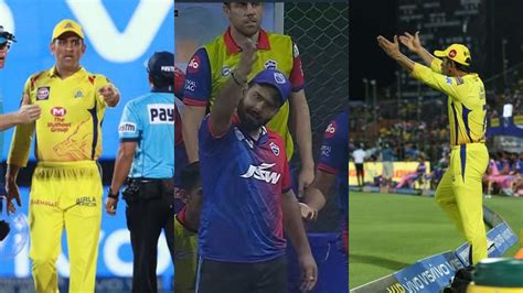 Ipl Twitterati Reminded Of Angry Ms Dhonis Fight With Umpires