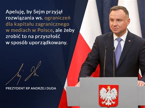 Kancelaria Prezydenta On Twitter Prezydent Andrzejduda