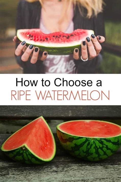 How To Choose A Ripe Watermelon Turning The Clock Back