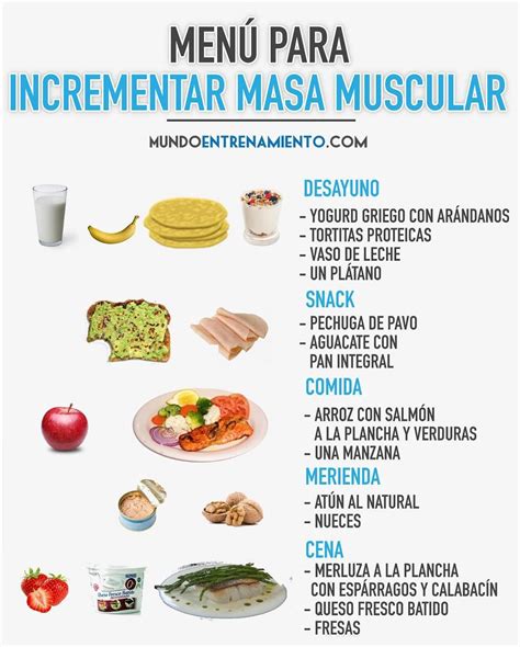 Ejemplo De Dieta Para Aumentar Masa Muscular Ejemplo Sencillo