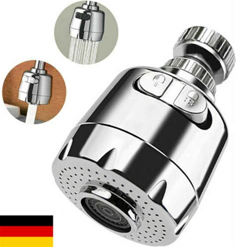 Wassersparer Wasserhahnaufsatz Brausekopf 360 Strahlregler