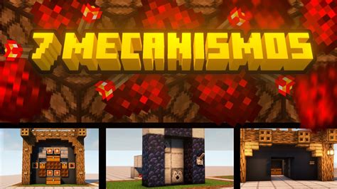 Minecraft 7 Mecasimos Sencillos De Redstone Youtube