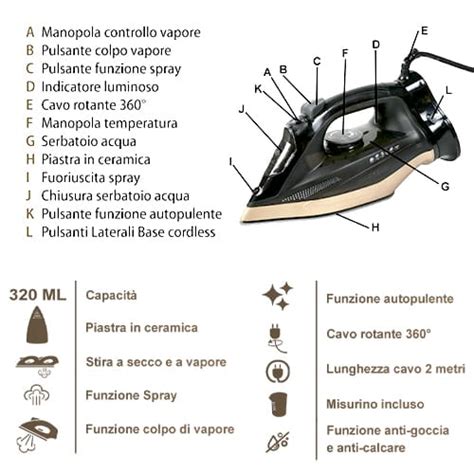 Genius Stiro Xl Ferro Da Stiro In Senza Fili Massimi Sconti