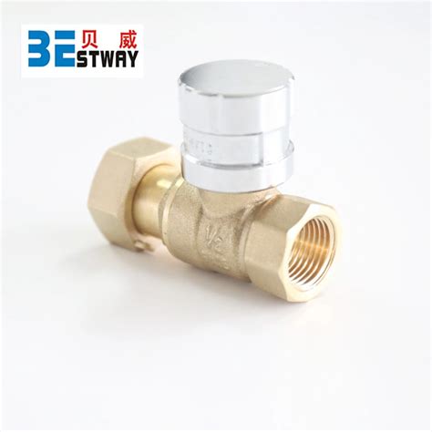 Cw617n Dzr Brass Magnetic Lockable Ball Valve Anti Fraud Inviolable Water Meter Valve China