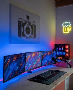 Led Desk Lighting Ideas Led Desk Lighting Gaming Room Setup